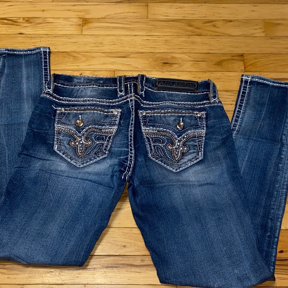Rock Revival Dark Blue Boot Cut Jeans